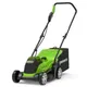 Greenworks 2516107 tondeuse à gazon Marcher derrière un tracteur tondeuse Batterie Noir, Vert