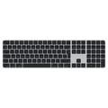 Apple Magic Keyboard Tastatur USB + Bluetooth QWERTY Englisch Silber, Schwarz