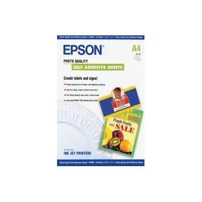 Epson Self-Adhesive Photo Paper - A4 10 Blätter