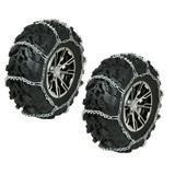 Raider FRONT ATV Tire Chains - PAIR compatible with 1988-1989 Honda TRX250R Fourtrax