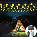 Outdoor-Globus-Lichterkette, Solar/Plug-in-Fernbedienung, 10 m, 20 m, 30 m, 40 m, 50 m, Party, Urlaub, Lichterkette, kreative Lichterkette, Urlaub, 1 Set