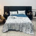 Summer Quilt Bedspread Full Size Bedding Coverlet for All Seasons Washed Tencel Summer Quilt Suitable for Children Summer Quilt Single Piece Pillowcases Not Included