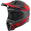 Germot GM 540 Motocross Helm, schwarz-grau-rot, Größe XL