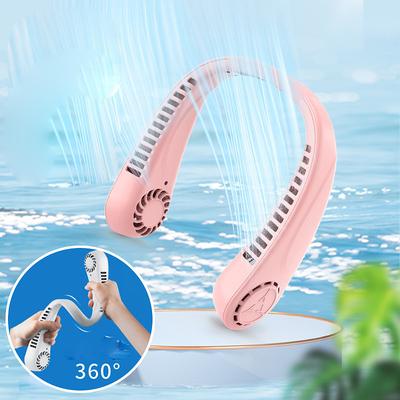 USB Charging Electric Portable Hanging Small Neck Fan Student Bladeless Mini Sports Fan