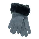 Faux Fur Knit Gloves