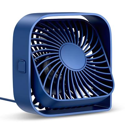 Super Quiet USB Desktop Fan – Mini 3-Speed Table Fan for Dormitory, Office, Bedroom Cooling