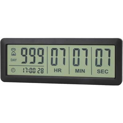 Minkurow - inkurow Digitaler Countdown-Timer – AY4053-Schwarz Upgrade Große 999-Tage-Countdown-Uhr