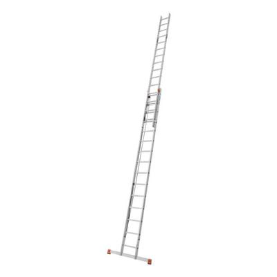 Krause Sprossen-Seilzugleiter »MONTO Robilo« 2x 15 Sprossen grau, 40x440x15 cm