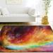 Bestwell Galaxy Nebula Non Slip Area Rug for Living Dinning Room Bedroom Kitchen 2 x 3 (24 x 36 Inches / 60 x 90 cm) Colorful Galaxy Nebula Nursery Rug Floor Carpet Yoga Mat