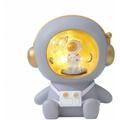 Veilleuse LED Astronaute, Veilleuse Design Spaceman de Dessin Animé avec Tirelire Garçon Fille