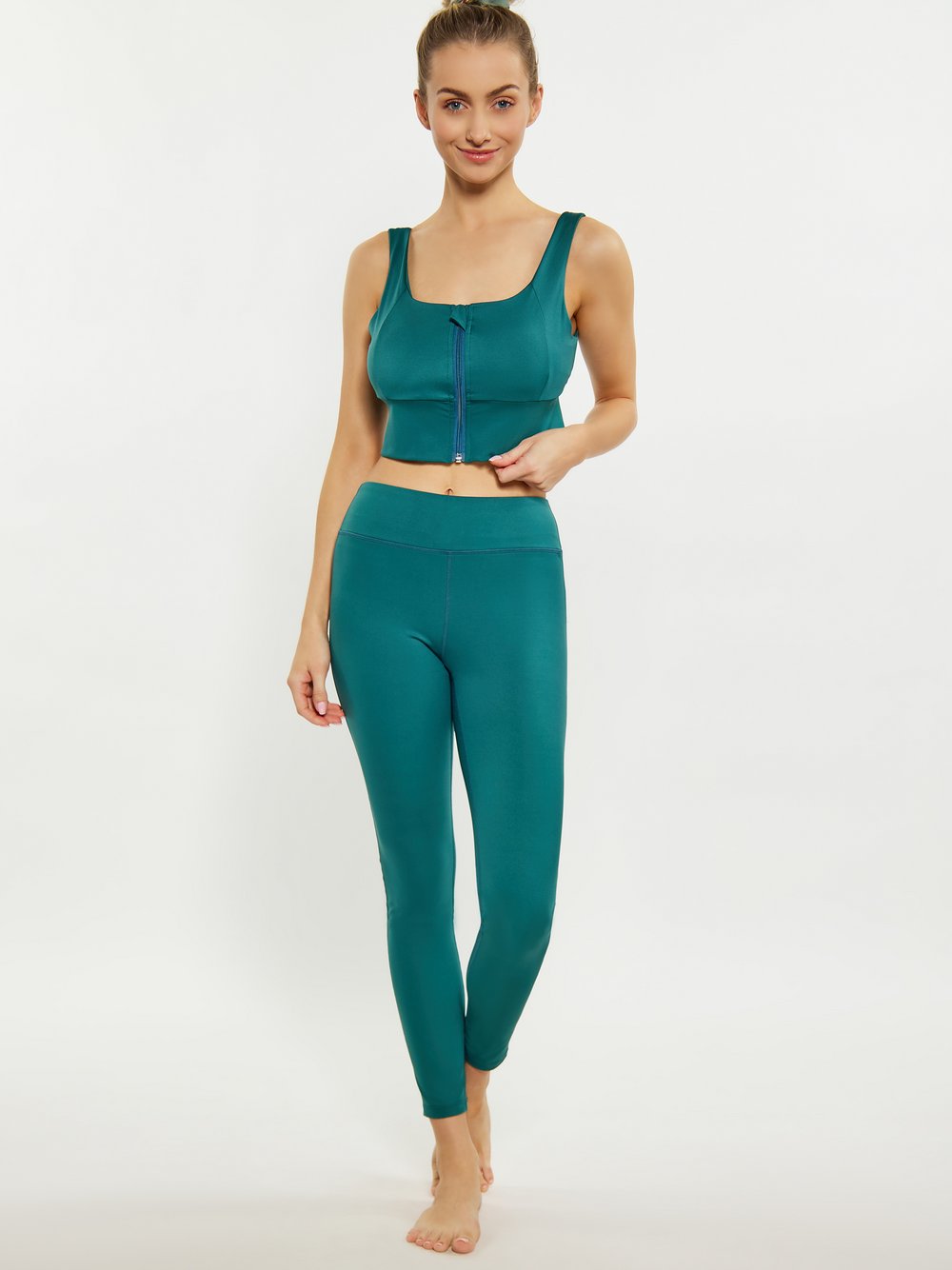 IZIA Crop-Top Damen petrol, XS/S Image