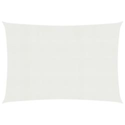 vidaXL Sonnensegel 160 g/m² Weiß 2,5x3 m HDPE