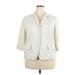 Coldwater Creek Silk Blazer Jacket: Ivory Jackets & Outerwear - Women's Size 18