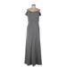 Jenny Yoo Collection Casual Dress: Gray Dresses - Women's Size 12