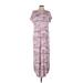 Lularoe Casual Dress - Maxi: Gray Tie-dye Dresses - Women's Size Medium