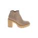 Dolce Vita Ankle Boots: Tan Shoes - Women's Size 6 1/2