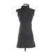 Johnny Martin Casual Dress - Sweater Dress: Gray Marled Dresses - Women's Size Small