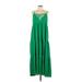 Natural Life Casual Dress - Maxi: Green Dresses - Women's Size Large