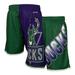 Men's Mitchell & Ness Purple Milwaukee Bucks Big Face 5.0 Fashion Shorts