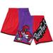 Men's Mitchell & Ness Purple Toronto Raptors Big Face 5.0 Fashion Shorts