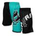 Men's Mitchell & Ness Teal San Antonio Spurs Big Face 5.0 Fashion Shorts