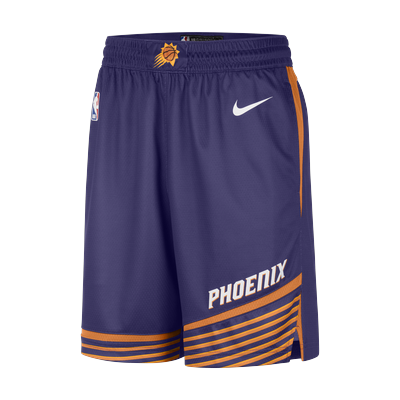 Phoenix Suns Icon Edition Men's Nike Dri-FIT NBA Swingman Shorts - Purple - Polyester
