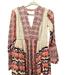 Free People Dresses | Free People Wasted Midi Dress Sz Medium | Color: Pink/White | Size: M