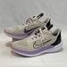 Nike Shoes | Nike Air Winflo 9 Off-White/Purple Running Shoes Women’s Size 7 (No Insoles) | Color: Purple | Size: 7