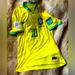 Nike Shirts | - Brazil Nike Soccer Jersey Sz M Neymar Jr Fifa World Cup Qatar New Wit | Color: Green/Yellow | Size: M