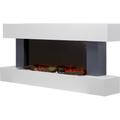 Warmlite Hingham WL45033N Log Effect Wall Mounted Fire - White