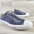 Converse Shoes | Converse Chuck Taylor All Star Slip Unisex Navy Slip-On Sneakers M9/W11 | Color: Blue | Size: 9