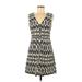 Plenty By Tracy Reese Casual Dress: Black Aztec or Tribal Print Dresses - Women's Size 6