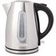 Haden Stoke Stainless Steel Kettle - 1.7L, 3KW Rapid Boil Electric Kettle, Grey Brushed Finish, Safety Features, Ergonomic Design Cordless Kettle, Ideal for Modern Kitchen