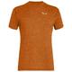 Salewa - Puez Melange Dry S/S Tee - T-Shirt Gr 52 braun/orange