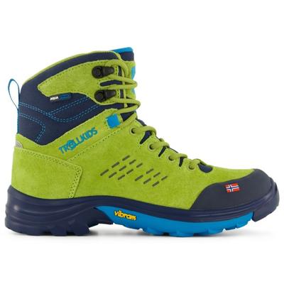 Trollkids - Kid's Trollsteinen Hiker Mid XT - Wanderschuhe 38 | EU 38 oliv/blau Image