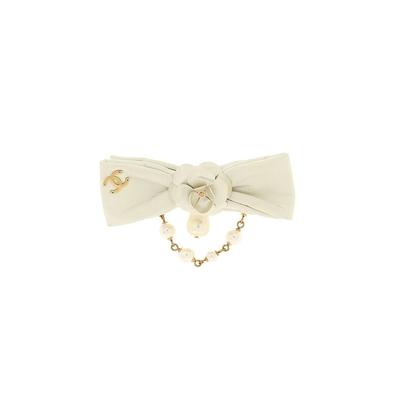 Chanel Brooch: White Jewelry