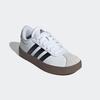 Sneaker ADIDAS SPORTSWEAR "VL COURT 3.0 KIDS", Gr. 33, schwarz-weiß (cloud weiß, core schwarz, grau one), Synthetik, Leder, sportlich, Schuhe, inspiriert vom Design des adidas samba