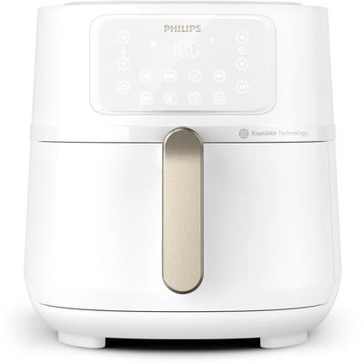PHILIPS Heissluftfritteuse "Airfryer XXL HD9285/90, 7,2 l", weiß (weiß und silber hd9285, 00), B:30cm H:33cm T:41cm, Fritteusen, mit 7 Voreinstellungen, WiFi Konnektivität und Warmhaltefunktion
