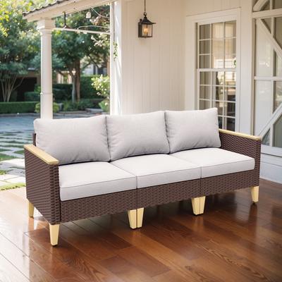 Outdoor Sectional Sofa Set With Cushion