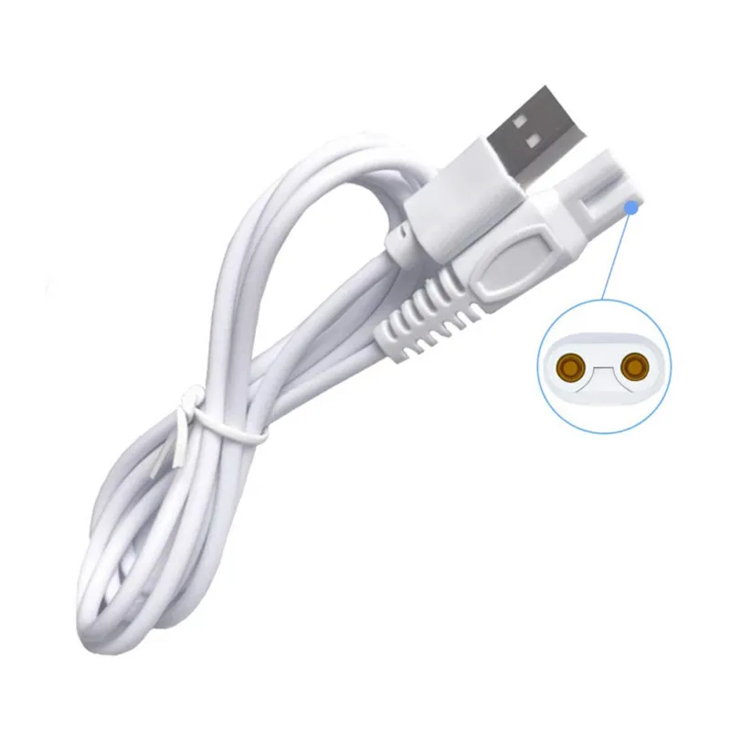 Rasierer-Ladegerät zum Finishing Touch Flawless Body Wiederaufladbares Damen-Rasiererkabel 5V Ersatz-USB-Ladekabel Damen-Trimmer Image