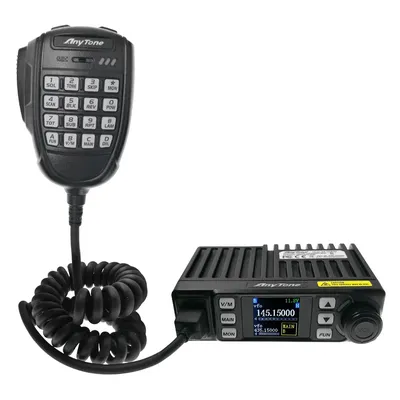 AnyTone AT-779UV Mini Taille touristes Bande Transcsec Radio Mobile VHF/UHF 2 Voies Radio Voiture