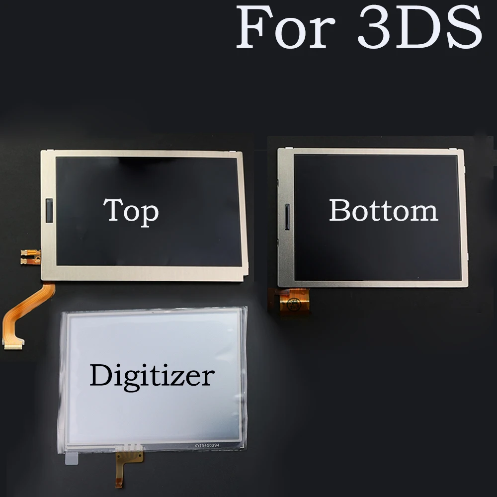 Ersatzteile Oberer & Unterer LCD-Bildschirm für 3DS LCD mit Touchscreen-Digitizer-Glas-Display und Touch-Panel Image
