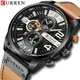 CURREN Mode Sport Uhren Herren Chronograph Armbanduhr Luxus Top Marke Tag Datum Uhr für Männer