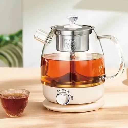 1l Schwarztee Tee kocher Glas Wasserkocher Pu'er gedämpfter Tee automatische Wärme isolierung Tee