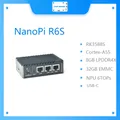 Router NanoPi R6S amichevole RK3588S Cortex-A76, 8 GB DDR4 32 GB eMMc 2,5 G eth ubuntu debian, FriendlyWrt, GPU Android VPU