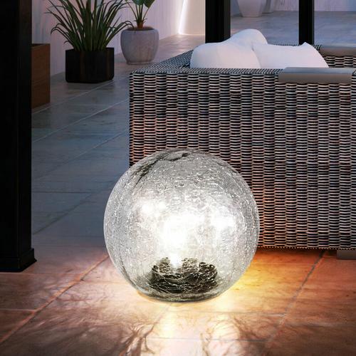 Solarleuchte Außenlampe Kugelleuchte, led Gartenlampe, integrierte Lichterkette, Terrassenleuchte,