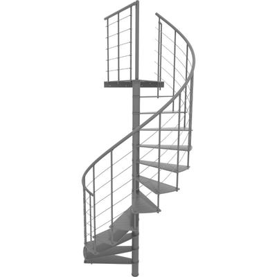 Minka Spindeltreppe Milano grau Wendeltreppe, 120 cm Image