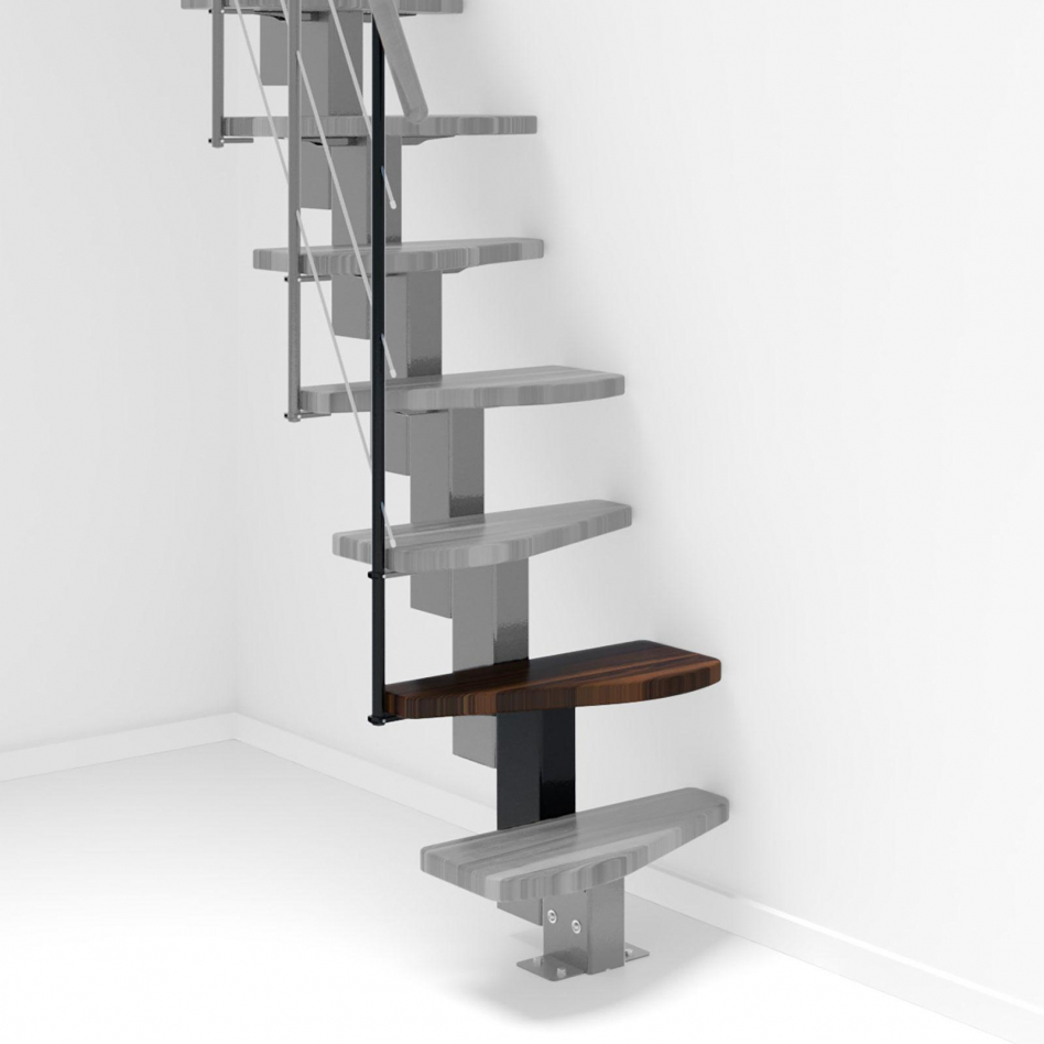 Minka Höhenerweiterung Quatro Turn 1/4, Schwarz, Walnuss Image