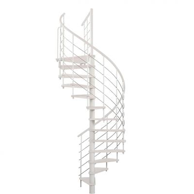 Minka Spindeltreppe Venezia weiß Wendeltreppe, 140 cm, Weiß Image