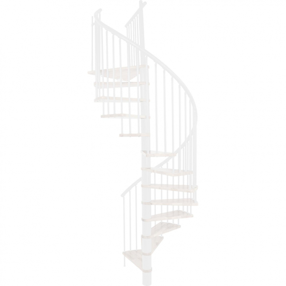 Minka Spindeltreppe Spiral Effect weiß Wendeltreppe, 120 cm, Weiß Image